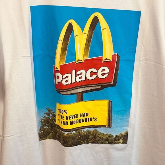 Palace McDonald's Graphic Short Sleeve Tee Shirt - Picture 6 of 11